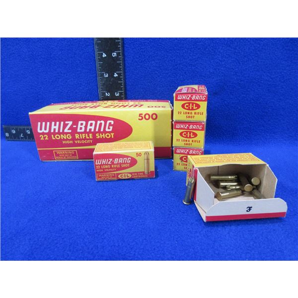 Collector Ammo - 22 LR Shot HV CIL Whiz-Bang Cartridges