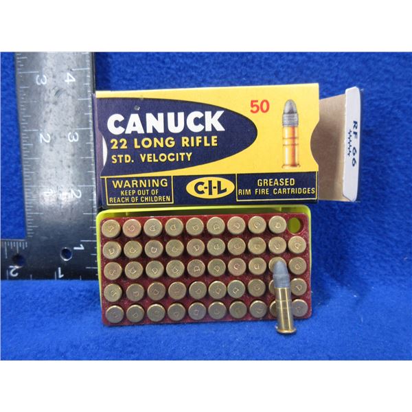 Collector Ammo - 22 LR CIL Canuck Cartridges - Box of 50