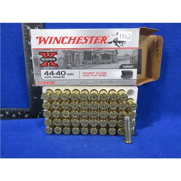 44-40 Win. 225gr Lead FN Winchester Cartridges - Box of 50