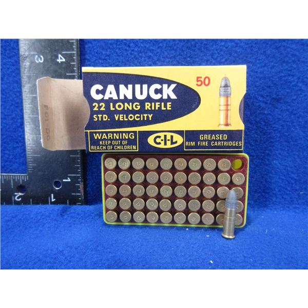 Collector Ammo - 22 LR CIL Canuck Cartridges - Box of 50