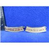 Image 1 : 2 Legion of Frontiersmen Shoulder Title Badges