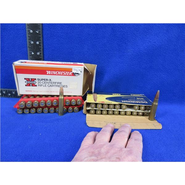 308 Win. Reloads - 2 Boxes of 20 - Sold as Components