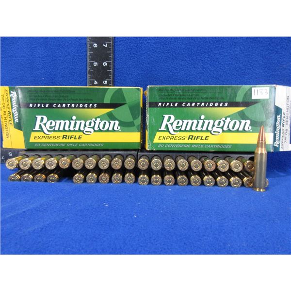 7MM-08 120gr HP Remington Cartridges