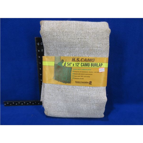 54" x 12" Camo Burlap by H.S. Camo