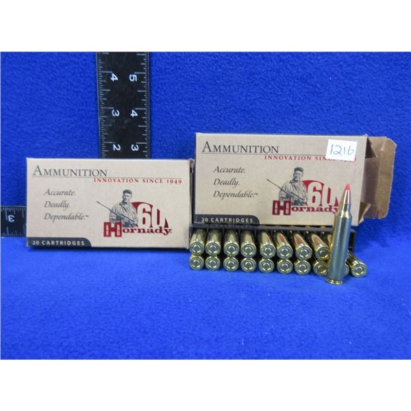 204 Ruger 32gr V-Max Hornady Cartridges - 2 Boxes of 20