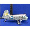 Image 2 : Vintage Wind Up Tin Helicopter Piasecki Army Mule 110735