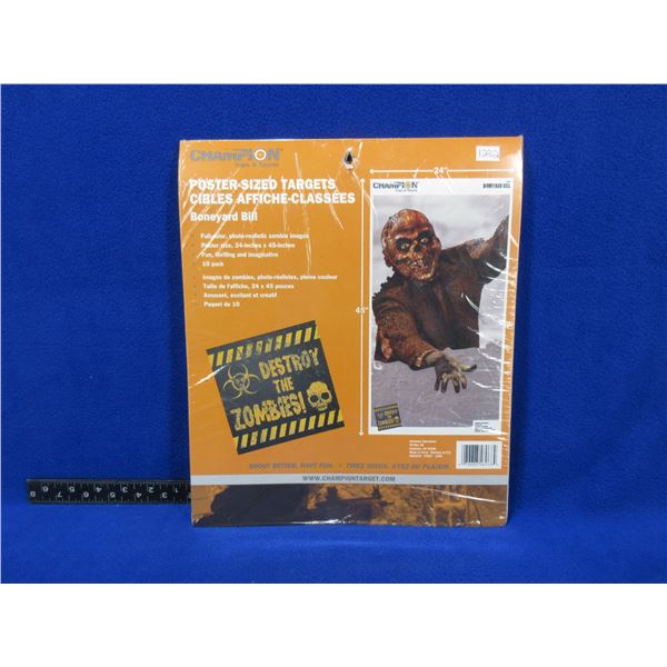 NEW - Champion 24" x 45" Zombie Targets - 10 Pack