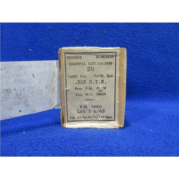 Collector Ammo - 303 British Made in Belgium Cartridges