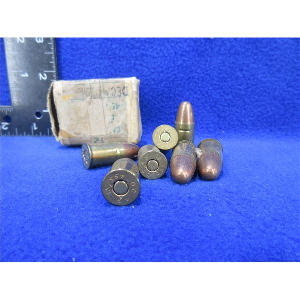 Collector Ammo - 455 Cal. DC 43 Headstamp Cartridges