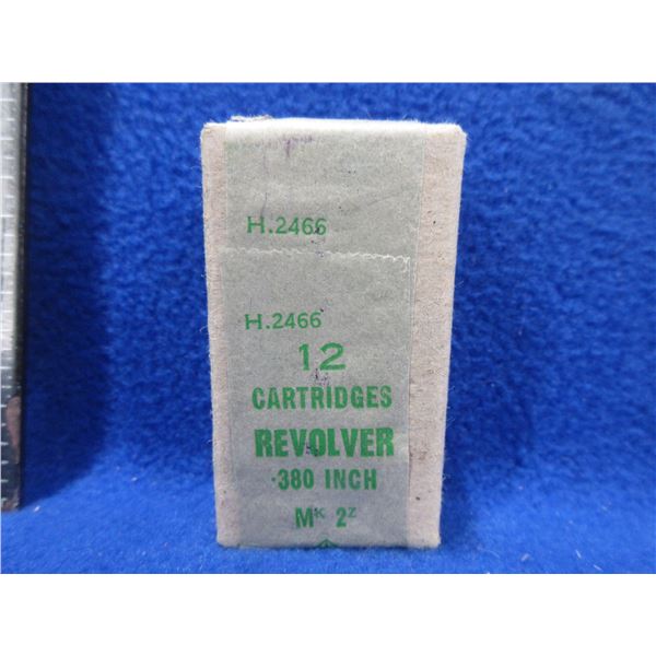 Collector Ammo - .380" Mk 2z I.S.S.A. Revolver Cartridges