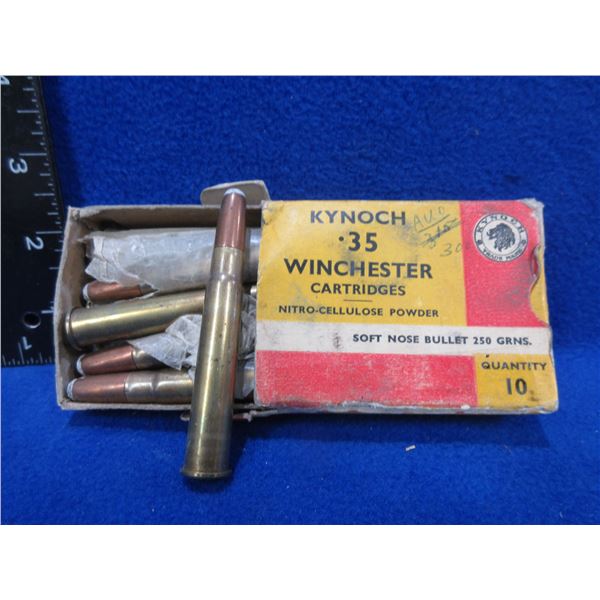 Collector Ammo - 35 Win. 250gr SN Kynoch Cartridges