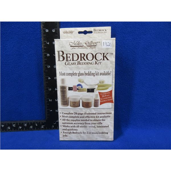 Bedrock Glass Bedding Kit Appears Unused