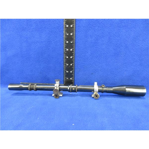 Vintage J.W. Fecker Riflescope with Mounts - Ser. # 12961