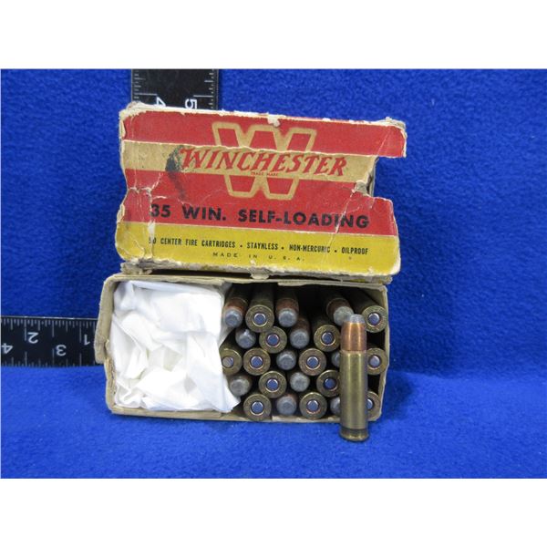Collector Ammo - 35 Win. 180gr SP Winchester Cartridges