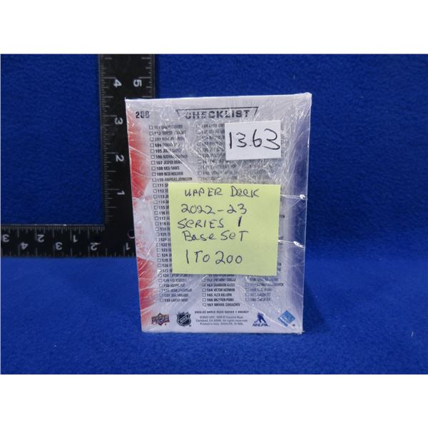Upper Deck 2022 - 23 Series 1 Base Set - 1 to 200