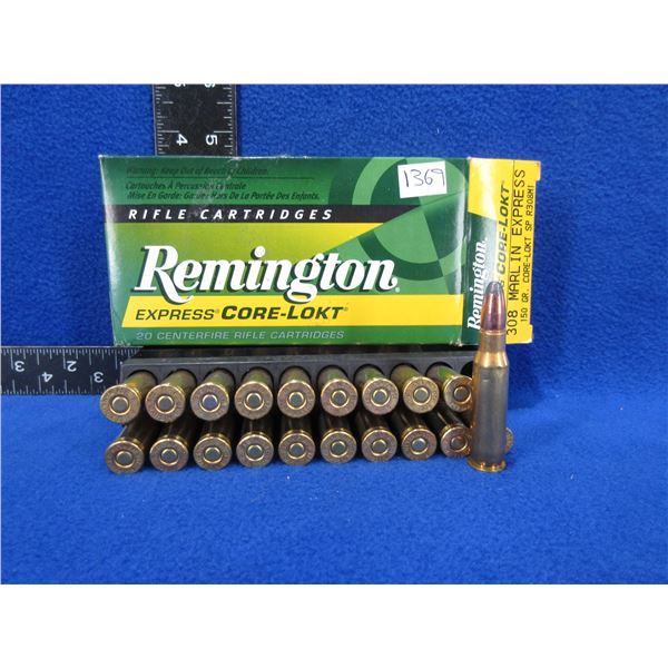 308 Marlin Express 150gr SP Remington Cartridges