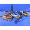 Image 1 : 4 Rifle Slings - 3 Are Leather, 1 is Fabric