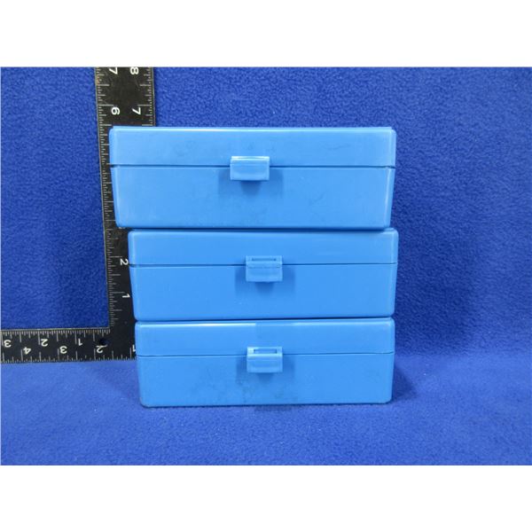 3 Dillon Precision 45 - 41 & 44 Mag 50 Count Ammo Boxes