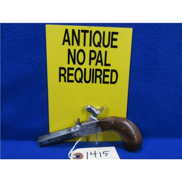No PAL Required - Single Shot Cap & Ball Pistol in Approx. 45 Cal.
