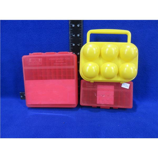 2 Case-Gard Tubs P50-44 Mag, P100-44 and 6 Egg Case