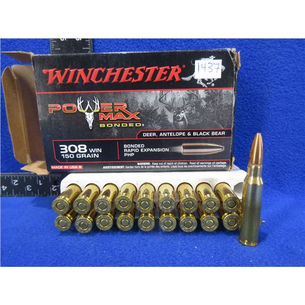 308 Win. 150gr PHP Winchester Cartridges - Box of 20