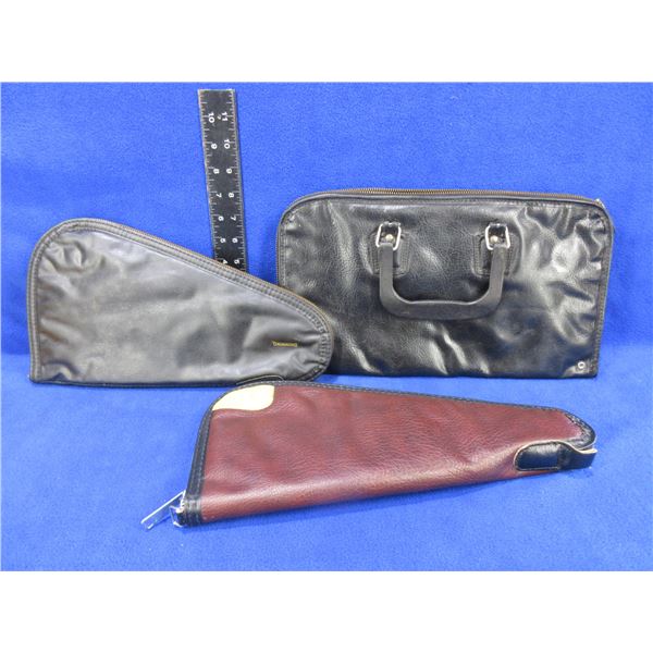 3 Soft Handgun Cases - 13" x 6", 12" x 7", 14" x 8"