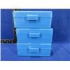 Image 1 : 3 Dillon Precision 38-357 Mag 100 Ct Empty Ammo Boxes