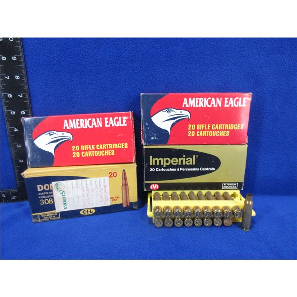 Brass Only - 308 Win. Unprimed