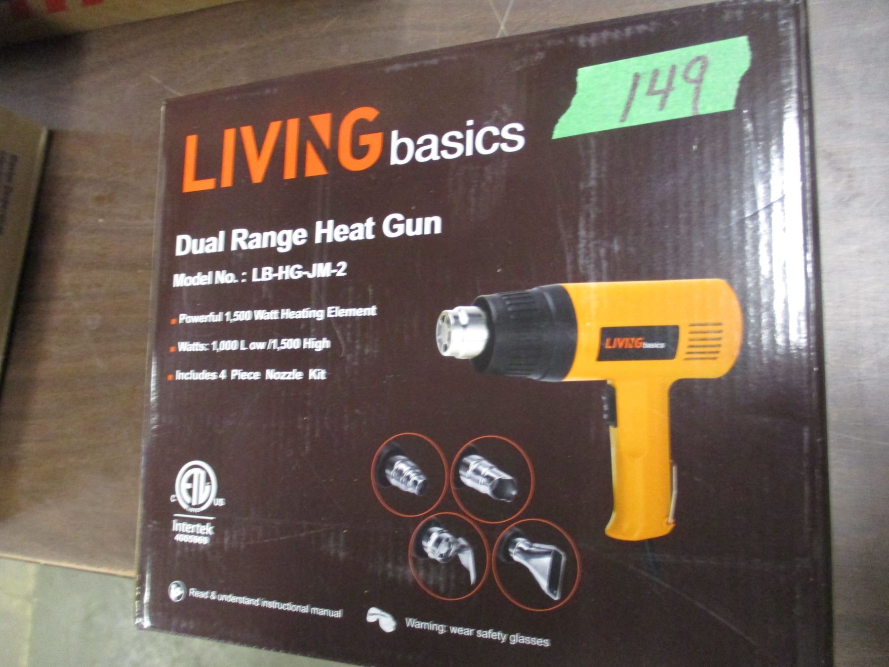 LIVING BASICS DUAL RANGE HEAT GUN