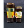 Image 2 : Lot of 2 Early Nabob Paper Label Instant Coffee Jars with Lids. 10oz and 6oz