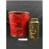 Image 1 : Norse Coffee Tin Can Blue Ribbon Limited and Jackson's of Picadilly Tea Tin