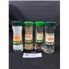 Image 1 : Lot of 4 Vintage Nabob Spice Jars