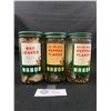 Image 1 : Lot of 3 Vintage Nabob Spice Jars. Bay Leaves and Red and Green Pepper Flakes