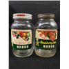 Image 2 : Lot of 3 Vintage Paper Label Nabob Jam Jars.