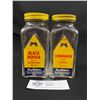 Image 1 : Lot of 2 Vintage Blue Ribbon Spice Jars