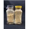 Image 3 : Lot of 4 Vintage Blue Ribbon Spice Jars