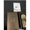 Image 3 : New Dxytech Mens Automatic Watch, Very Nice Gold Finish