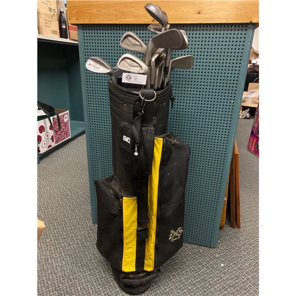 Mens Golf Clubs, Standing Bag,Golf Balls & Tees, 13 Irons & Accessories