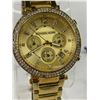 Image 2 : Stunning Michael Kors Mens Watch, Gold w/Diamond Face