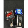 Image 2 : Vintage Carling & Molson Acrylic Beer Tap Handles