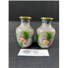 Image 1 : Pair Of Vintage Asian Matching Cloisonne Vases