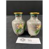 Image 2 : Pair Of Vintage Asian Matching Cloisonne Vases