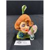 Image 1 : Eve 1962 "Bouffant Beauty" Cameo Girls Head Vase w/Flower Insert