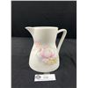 Image 1 : Pretty Vintage Moorland Pottery England Pitcher/Vase - 6" Tall