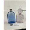 Image 1 : Vintage Amethyst Lancome France & Blue Bourjois Perfume Bottles