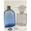 Image 2 : Vintage Amethyst Lancome France & Blue Bourjois Perfume Bottles