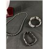 Image 2 : Lot Of Hematite & Magnetic Jewelry