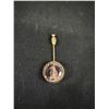 Image 2 : Beautiful Antique Carved Amethyst Glass Cameo Pin
