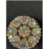 Image 2 : Vintage Borealis Rhinestone Brooch. No Stones Missing