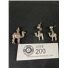 Image 1 : Sterling Silver Camel Earings & Matching Pendant